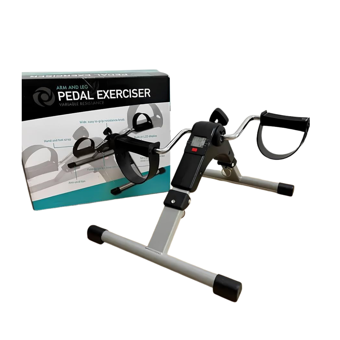 Portable folding mini pedal exerciser