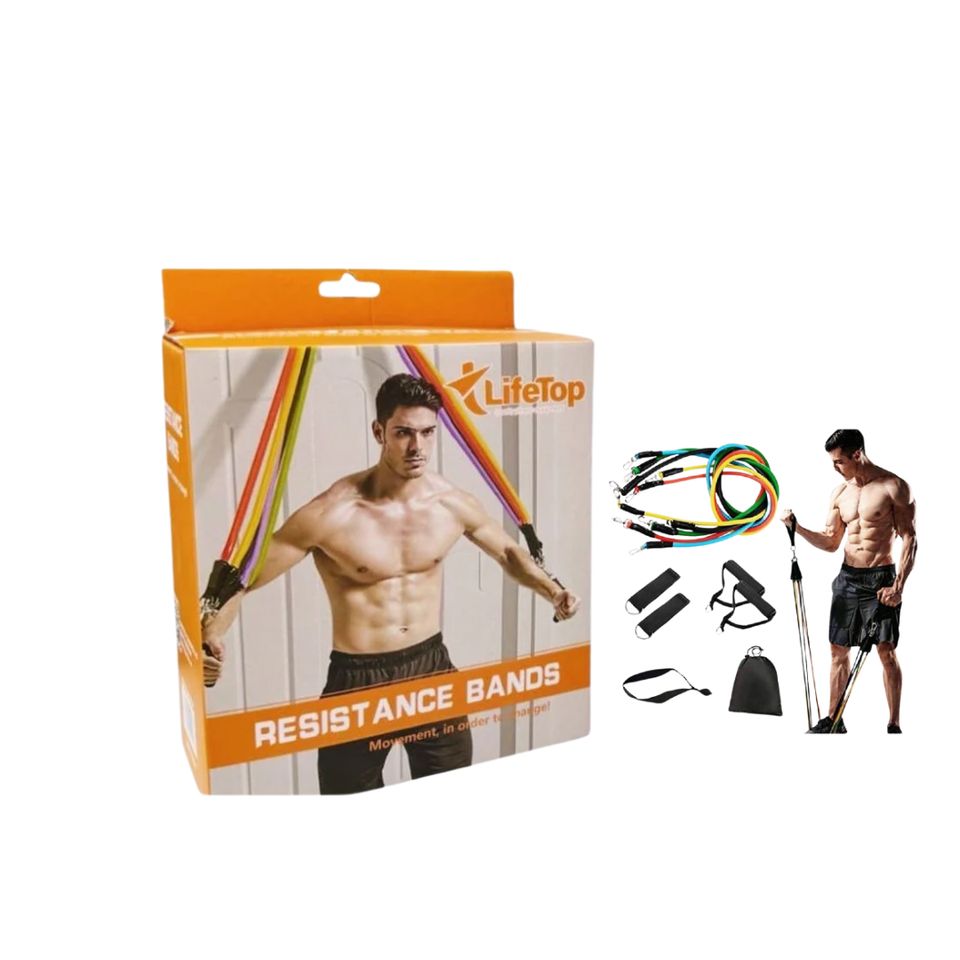 11-Piece Resistance Band Set