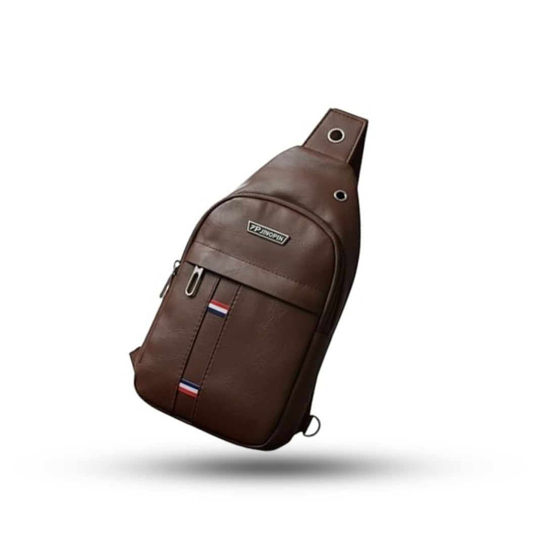 LEATHER MEN'S GROSSBODY SLING BAG