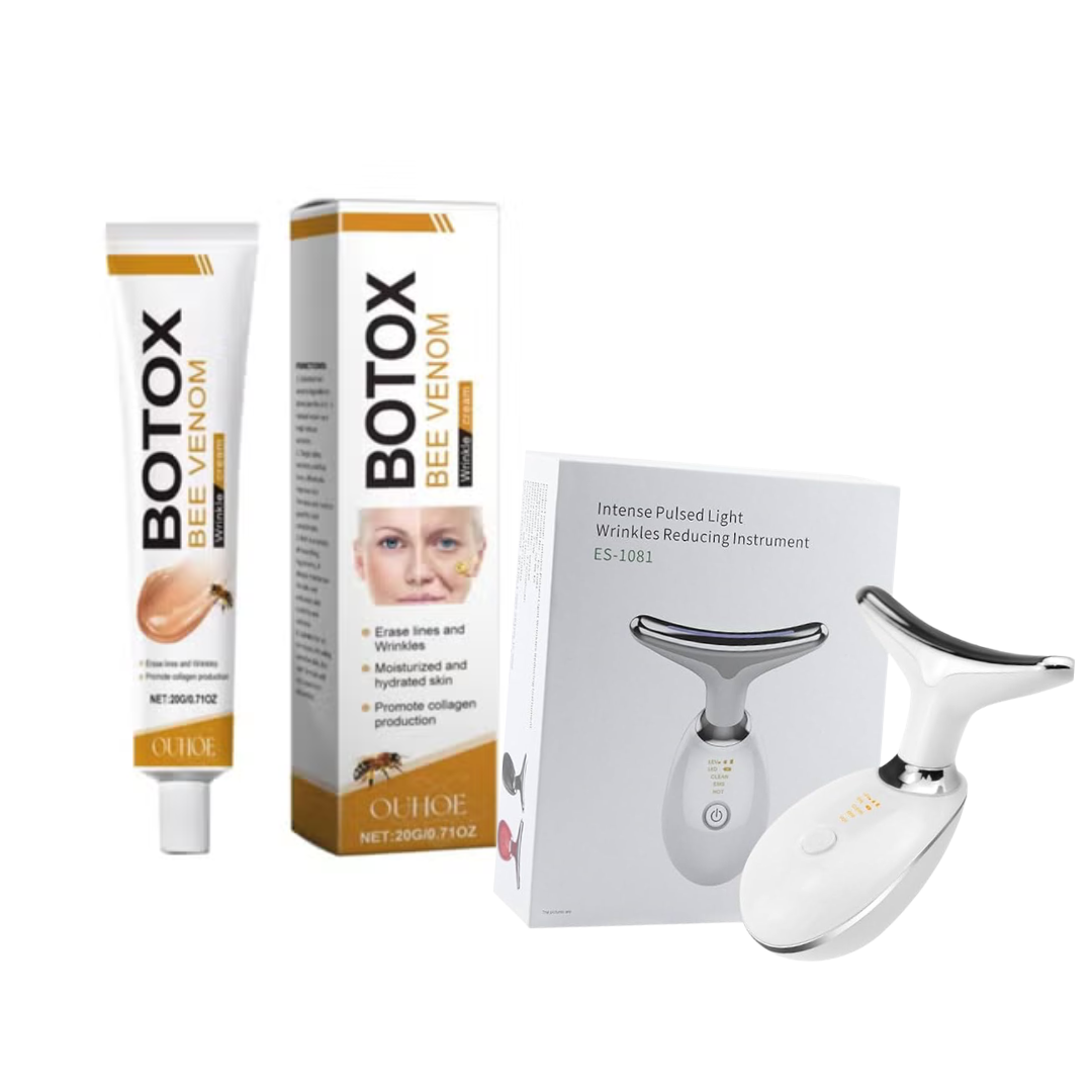 2 in 1 offer OUHOE BOTOX BEE VENOM And FACE LIFT MASSAGER